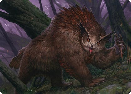 Owlbear Art Card, Art Series: Adventures in the Forgotten Realms 15