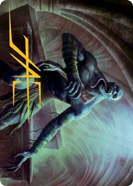 Ghoul Art Card (Gold-Stamped Signature), Art Series: Adventures in the Forgotten Realms 18