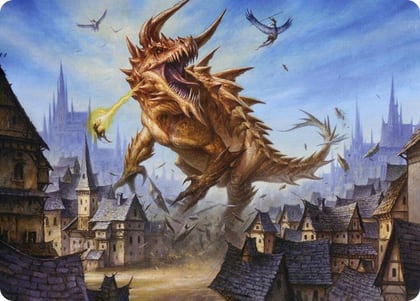 Tarrasque Art Card, Art Series: Adventures in the Forgotten Realms 19