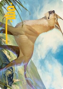 Blink Dog Art Card (Gold-Stamped Signature), Art Series: Adventures in the Forgotten Realms 20