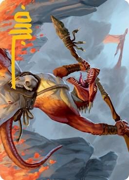 Kobold Art Card (Gold-Stamped Signature), Art Series: Adventures in the Forgotten Realms 22