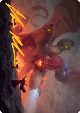 Tiamat Art Card (Gold-Stamped Signature), Art Series: Adventures in the Forgotten Realms 26