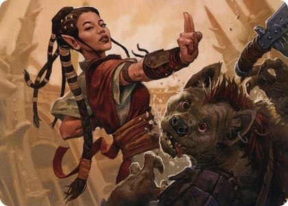 Half-Elf Monk Art Card, Art Series: Adventures in the Forgotten Realms 28