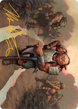 Hobgoblin Bandit Lord Art Card (Gold-Stamped Signature), Art Series: Adventures in the Forgotten Realms 30