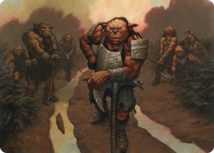 Hobgoblin Bandit Lord Art Card, Art Series: Adventures in the Forgotten Realms 30