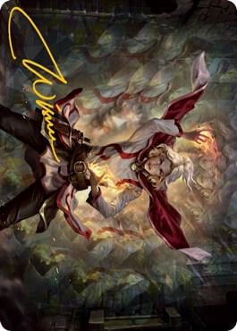 Delina, Wild Mage Art Card (Gold-Stamped Signature), Art Series: Adventures in the Forgotten Realms 31