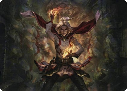 Delina, Wild Mage Art Card, Art Series: Adventures in the Forgotten Realms 31