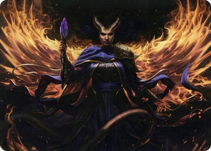 Farideh, Devil's Chosen Art Card, Art Series: Adventures in the Forgotten Realms 32