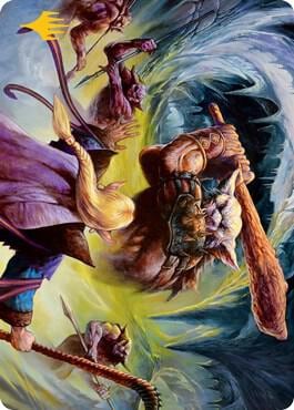 Den of the Bugbear (34/81) Art Card (Gold-Stamped), Art Series: Adventures in the Forgotten Realms 34