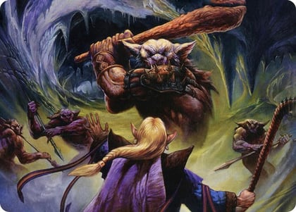 Den of the Bugbear (34/81) Art Card, Art Series: Adventures in the Forgotten Realms 34