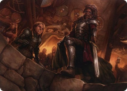 Veteran Dungeoneer Art Card, Art Series: Adventures in the Forgotten Realms 36