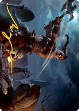 Critical Hit Art Card (Gold-Stamped Signature), Art Series: Adventures in the Forgotten Realms 38