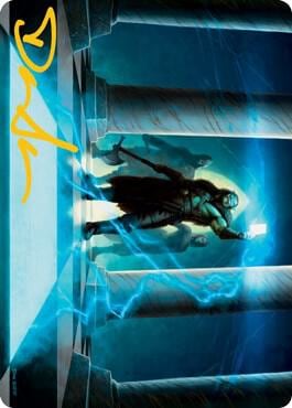 Sudden Insight Art Card (Gold-Stamped Signature), Art Series: Adventures in the Forgotten Realms 39
