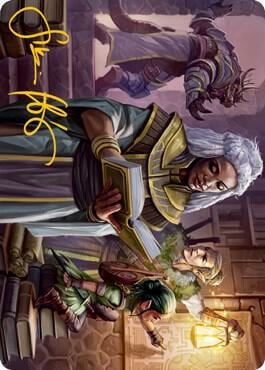 You Find the Villains' Lair Art Card (Gold-Stamped Signature), Art Series: Adventures in the Forgotten Realms 40