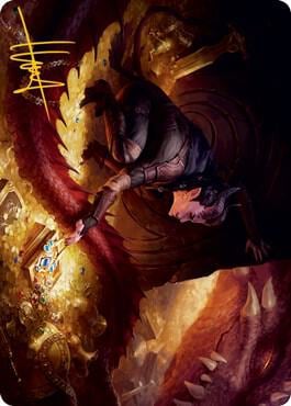 Hoard Robber Art Card (Gold-Stamped Signature), Art Series: Adventures in the Forgotten Realms 41