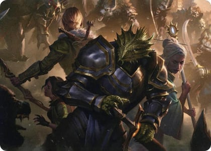 You Come to the Gnoll Camp Art Card, Art Series: Adventures in the Forgotten Realms 42