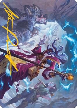 True Polymorph Art Card (Gold-Stamped Signature), Art Series: Adventures in the Forgotten Realms 43