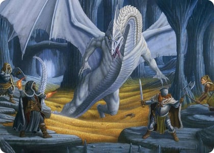 Cave of the Frost Dragon Art Card, Art Series: Adventures in the Forgotten Realms 46