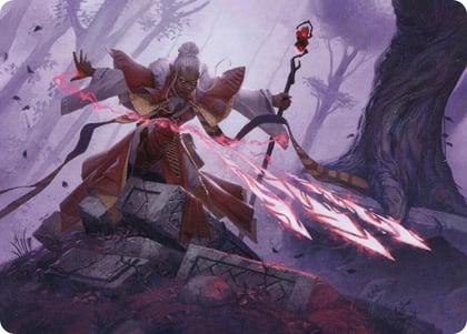 Magic Missile Art Card, Art Series: Adventures in the Forgotten Realms 48