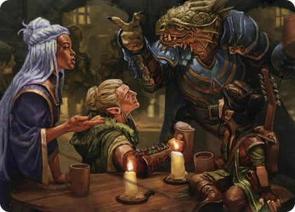 You Meet in a Tavern Art Card, Art Series: Adventures in the Forgotten Realms 49