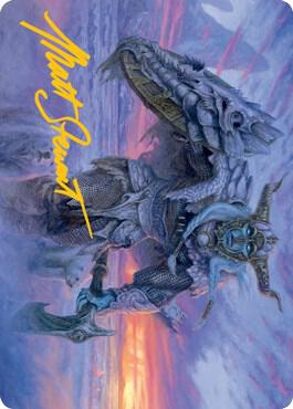 Frost Giant Art Card (Gold-Stamped Signature), Art Series: Adventures in the Forgotten Realms 5