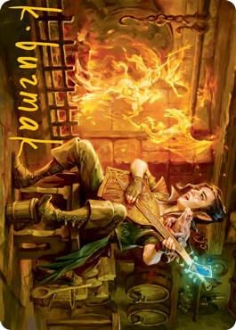 Wish Art Card (Gold-Stamped Signature), Art Series: Adventures in the Forgotten Realms 50