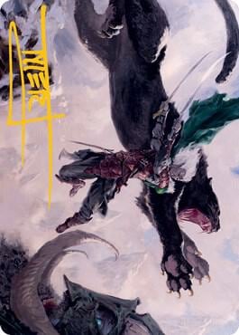 Drizzt Do'Urden Art Card (Gold-Stamped Signature), Art Series: Adventures in the Forgotten Realms 52