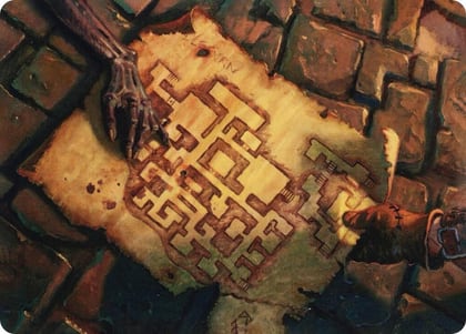 Dungeon Map Art Card, Art Series: Adventures in the Forgotten Realms 57