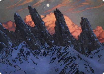 Mountain (59/81) Art Card, Art Series: Adventures in the Forgotten Realms 59