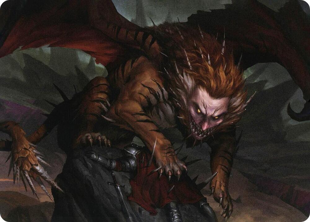 Manticore Art Card, Art Series: Adventures in the Forgotten Realms 6
