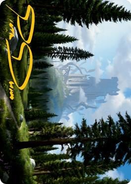 Forest (61/81) Art Card (Gold-Stamped Signature), Art Series: Adventures in the Forgotten Realms 61