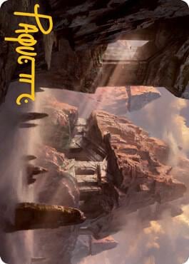 Mountain (62/81) Art Card (Gold-Stamped Signature), Art Series: Adventures in the Forgotten Realms 62