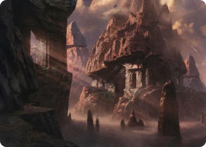 Mountain (62/81) Art Card, Art Series: Adventures in the Forgotten Realms 62