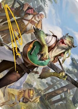 Wandering Troubadour Art Card (Gold-Stamped Signature), Art Series: Adventures in the Forgotten Realms 64