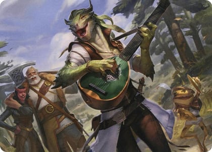 Wandering Troubadour Art Card, Art Series: Adventures in the Forgotten Realms 64
