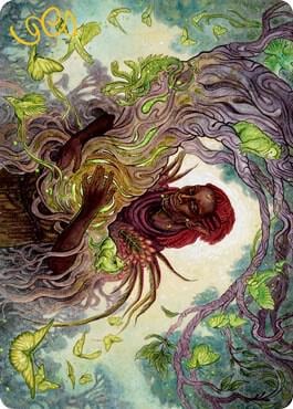 Circle of Dreams Druid Art Card (Gold-Stamped Signature), Art Series: Adventures in the Forgotten Realms 66