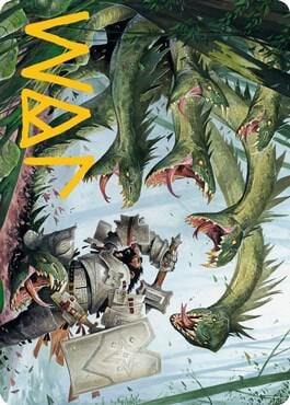 Lair of the Hydra Art Card (Gold-Stamped Signature), Art Series: Adventures in the Forgotten Realms 67