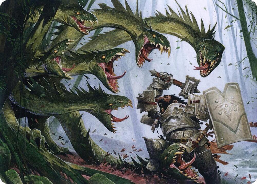Lair of the Hydra Art Card, Art Series: Adventures in the Forgotten Realms 67