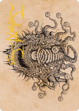 Baleful Beholder (Showcase) Art Card (Gold-Stamped Signature), Art Series: Adventures in the Forgotten Realms 68