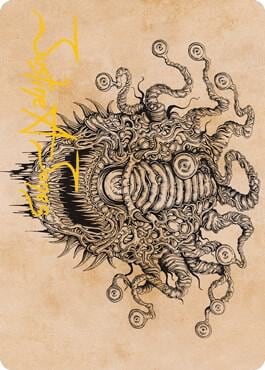 Baleful Beholder (Showcase) Art Card (Gold-Stamped Signature), Art Series: Adventures in the Forgotten Realms 68