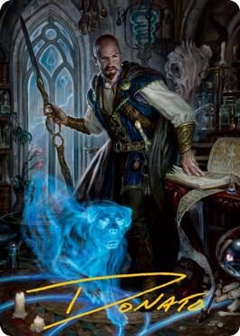 Mordenkainen Art Card (Gold-Stamped Signature), Art Series: Adventures in the Forgotten Realms 75