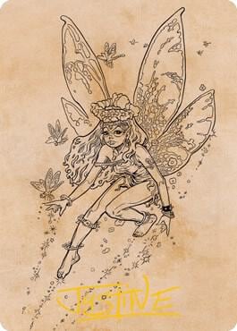 Pixie Guide (Showcase) Art Card (Gold-Stamped Signature), Art Series: Adventures in the Forgotten Realms 78