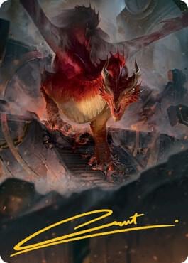Red Dragon Art Card (Gold-Stamped Signature), Art Series: Adventures in the Forgotten Realms 81