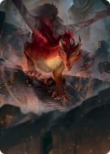 Red Dragon Art Card, Art Series: Adventures in the Forgotten Realms 81