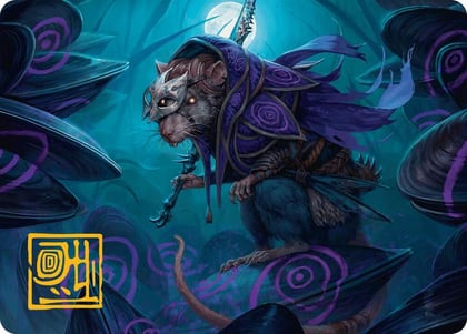 Nightwhorl Hermit Art Card (Gold-Stamped Signature), Art Series: Bloomburrow 10
