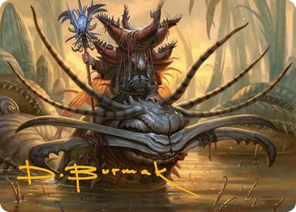 Wick's Patrol Art Card (Gold-Stamped Signature), Art Series: Bloomburrow 18