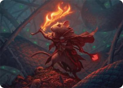 Emberheart Challenger Art Card, Art Series: Bloomburrow 19