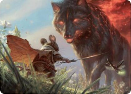 Repel Calamity Art Card, Art Series: Bloomburrow 2