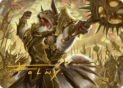 Honored Dreyleader Art Card (Gold-Stamped Signature), Art Series: Bloomburrow 23