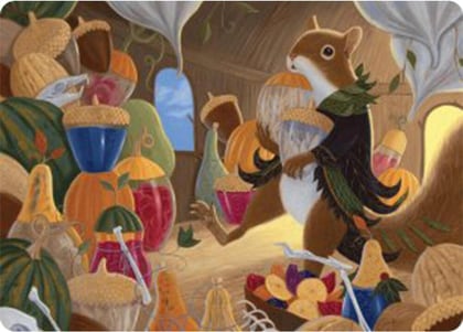 Stocking the Pantry Art Card, Art Series: Bloomburrow 24